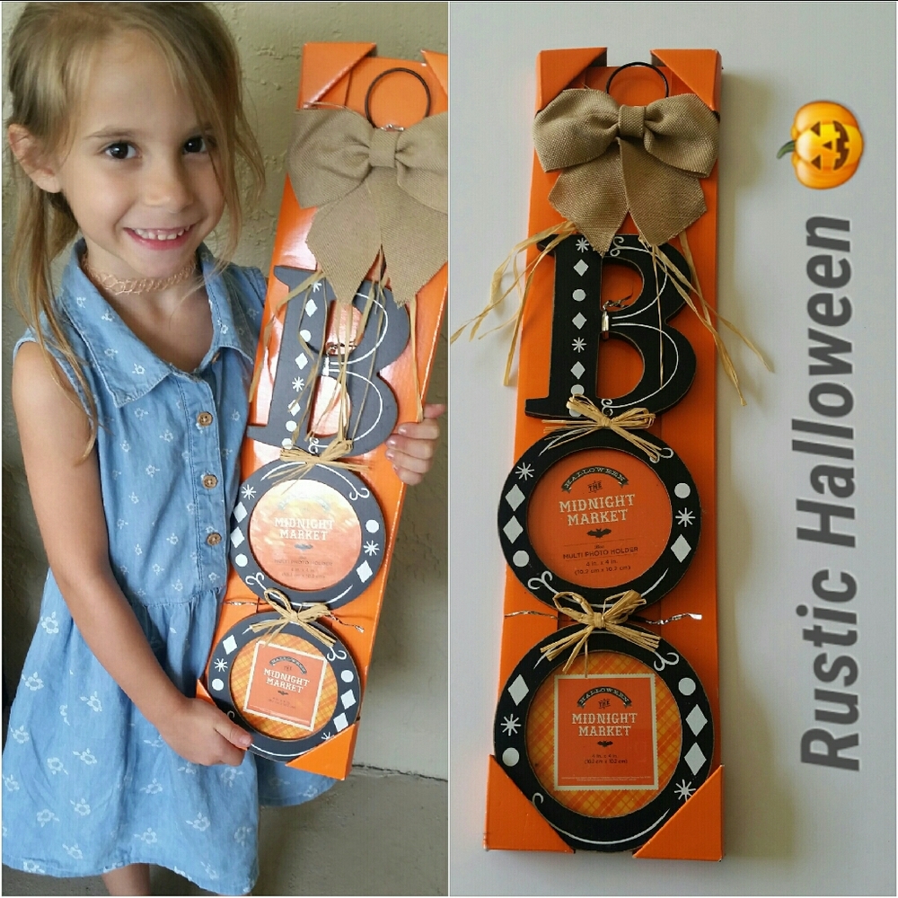 NEW Boo Frame Rustic Perfect for Halloween Fall Farmhouse Home Decor Cozy